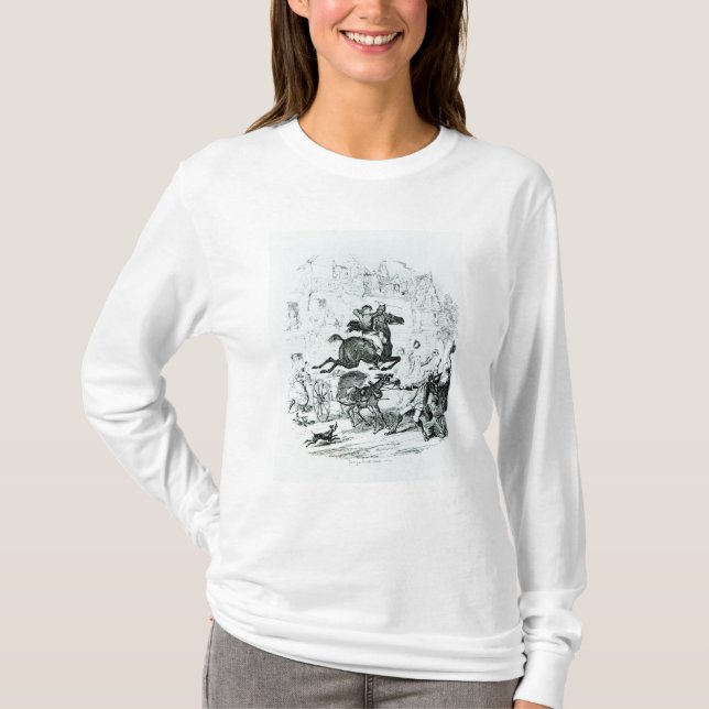 Turpins flyg till och med Edmonton T-shirt (Framsida)