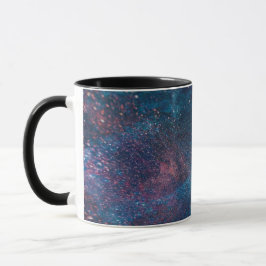 Turqouise Galaxy Paint Sparkles Mugg
