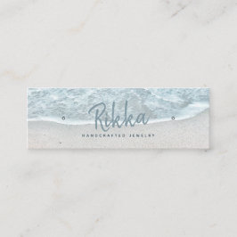 Turquioise Ocean Stud Earring Visning Card Mini Visitkort