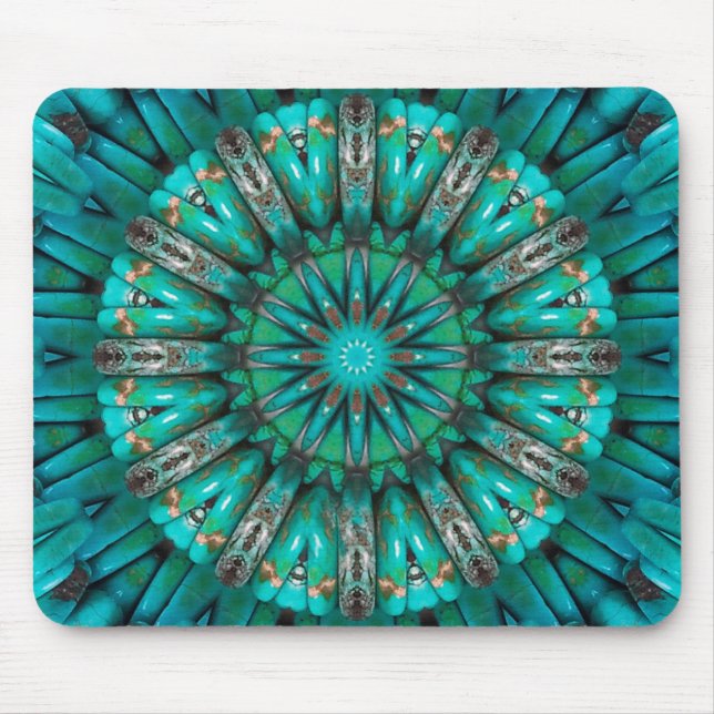 Turquise Art 1 Mousepad Musmatta (Framsidan)
