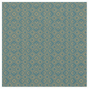 Turquise Art Deco Tyg