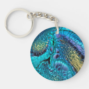 Turquise blue lila guld Dragon skin Abstrakt