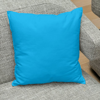 Turquise Blue Plain Solid Färg Kudde