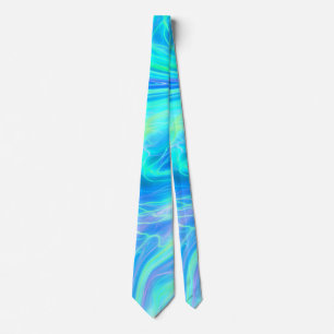 Turquise Blue Tropical Abstrakt Slips