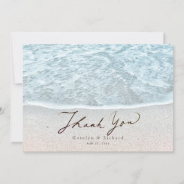 Turquise Blue Tropical Ocean Beach Wedding Tack Kort
