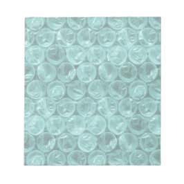Turquise bubble wrap mönster anteckningsblock