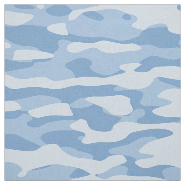 Turquise Camo Fabric Tyg (Provkarta)