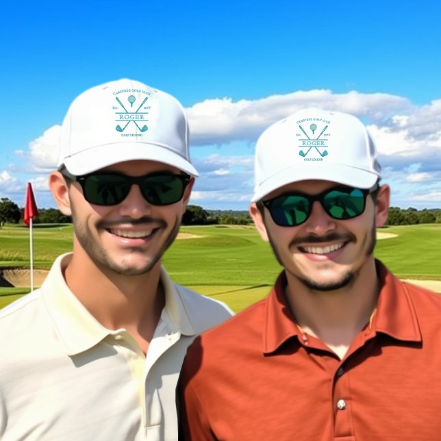 Turquise Classic Golf Klubb Namn Keps (Skapare uppladdad)