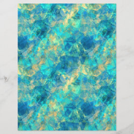 Turquise Crumpled Struktur