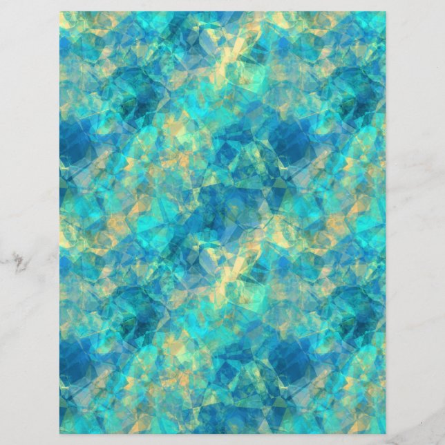 Turquise Crumpled Struktur (Framsida)