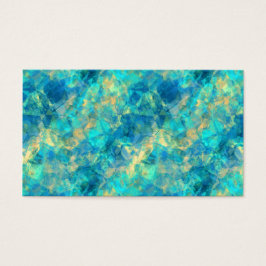 Turquise Crumpled Struktur Visitkort