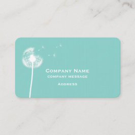 Turquise Dandelion, Affärskort Visitkort