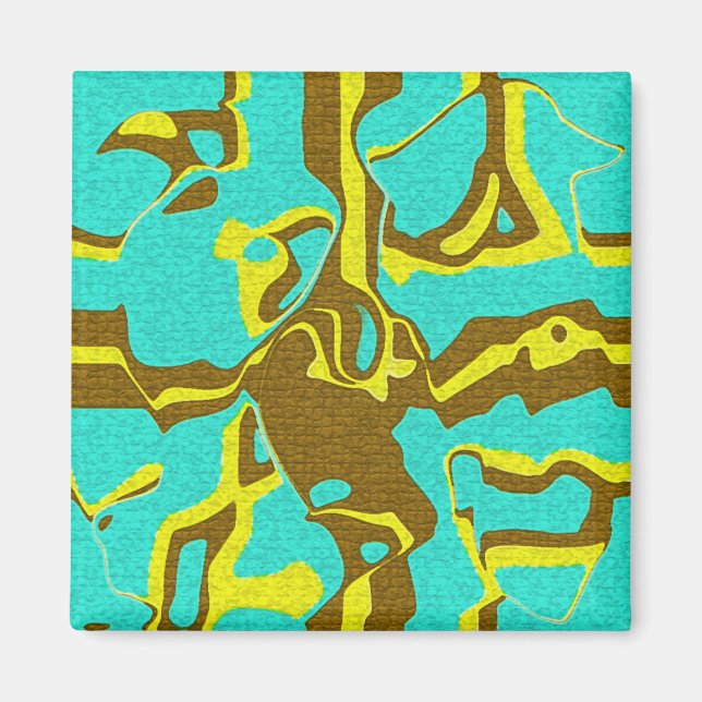 Turquise Design Magnet (Framsidan)