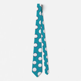 Turquise Doted Manar Neck Tie Slips