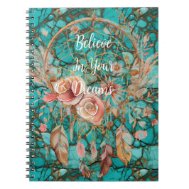 Turquise Dream Catcher Anteckningsbok