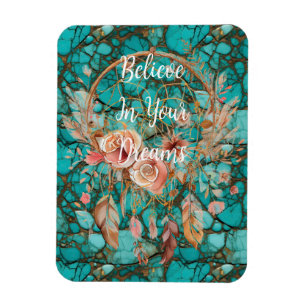 Turquise Dream Catcher Magnet