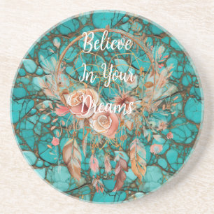 Turquise Dream Catcher Underlägg