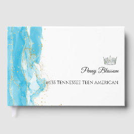 Turquise Dream Skönhetstävling Sisters Autograph B Gästböcker