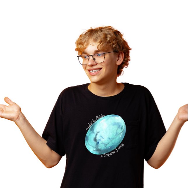 Turquise Energy December Birthday T Shirt (Skapare uppladdad)