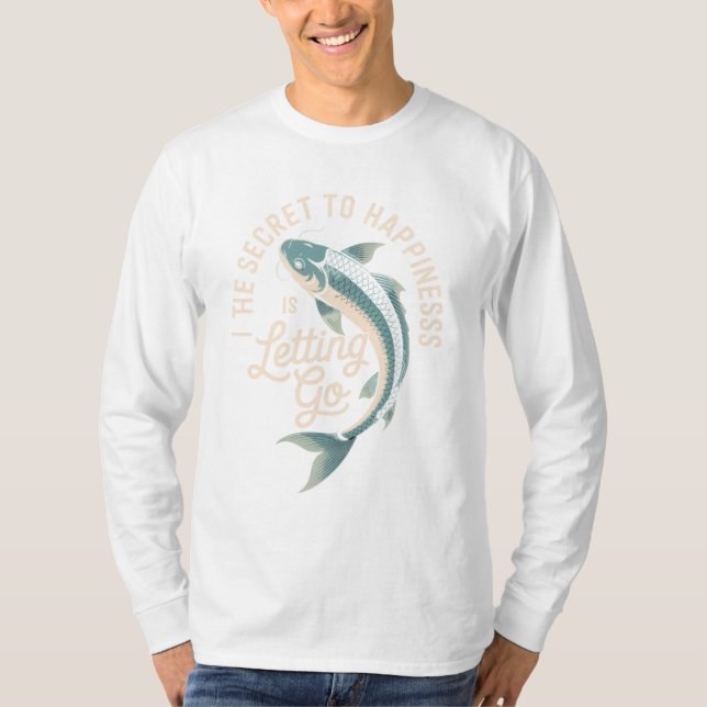 Turquise Fish Quote Graphic Tee (Framsida)