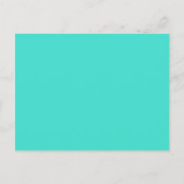 Turquise Grönt-Blue Solid Färg Vykort