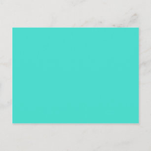 Turquise Grönt-Blue Solid Färg Vykort