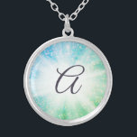 *~* Turquise & Grönt Light Burst Gnistra Monogram Silverpläterat Halsband<br><div class="desc">JEWELRY MED AVSIKT (R) - Energetiskt förstärkt juveli. Eftersom jag är en professionell som avstånd andlig energiåterförsäljare sedan 2001 har jag lärt mig, utvecklat och utnyttjat energilagringens kraft. All min JEWELRY MED INTENTION (R) bär läkningsenergin i positiv manifestation. JEWELRY är redo att ta emot er egen personliga avsikt. När denna...</div>