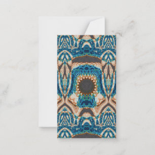 Turquise Guld Sol Southwest Art Anteckningskort