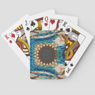 Turquise Guld Sol Southwest Art Casinokort