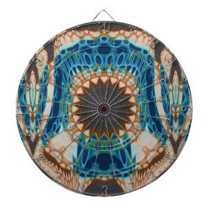 Turquise Guld Sol Southwest Art Darttavla