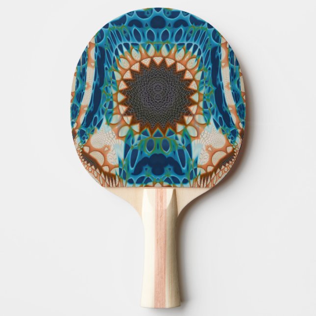 Turquise Guld Sol Southwest Art Pingisracket (Framsidan)