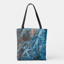 Turquise Ice Abstrakt Art