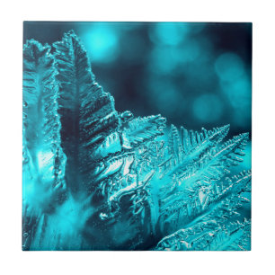 Turquise Ice Photograph Kakelplatta
