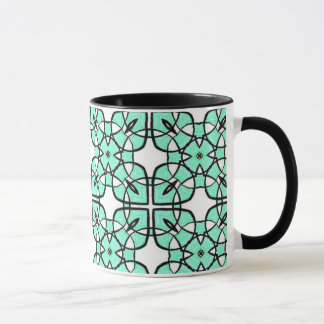 Turquise loops mugg