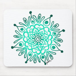 Turquise Mandala Mousepad Musmatta