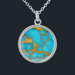 Turquise Marble GULD Glitter - ADD Initialer Sterling Silver Halsband<br><div class="desc">1. Använda fliken "CUSTOMIZE" till "ADD TEXT" - lägg till ett namn eller initialer (monogram). ___________________________________________________________________________________ 2. Om du behöver hjälp med att anpassa ditt objekt eller vill begära anpassad design-tjänster kontaktar du designern LeahG på fliken nedan.</div>