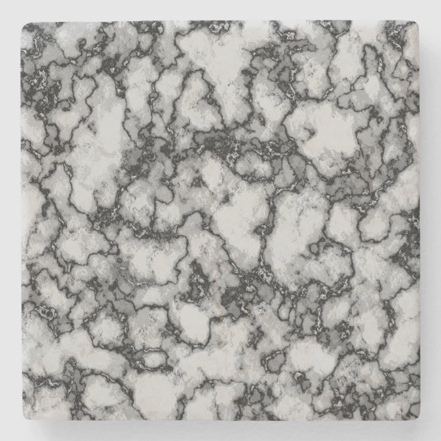 Turquise Marble Mönster Stenunderlägg (Framsidan)