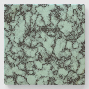 Turquise Marble Mönster Underlägg Sten