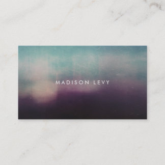 Turquise & Mauve Minimalist Appointment Card Tidsbeställning Kort