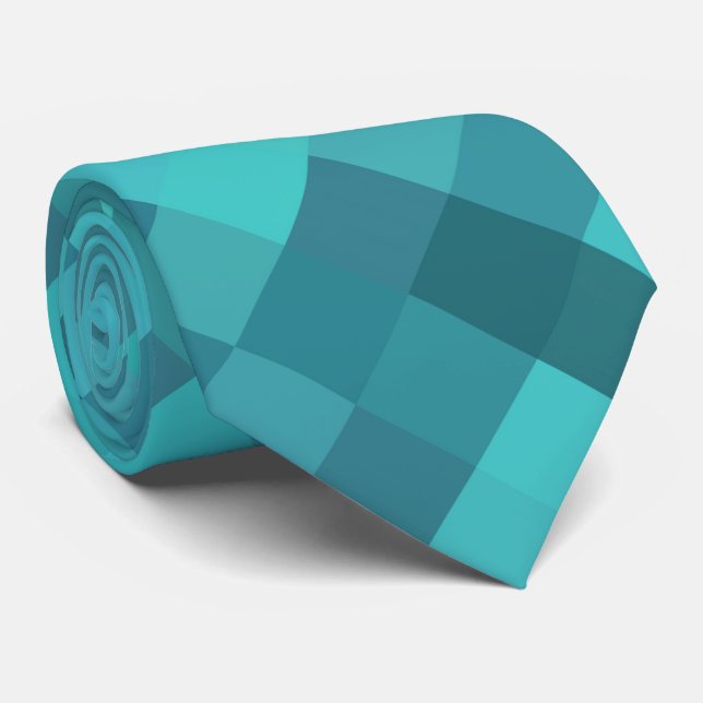 Turquise Mönster Slips (Rullad)