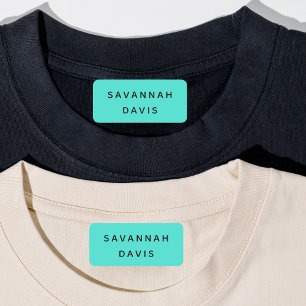 Turquise namn flicka klistermärke