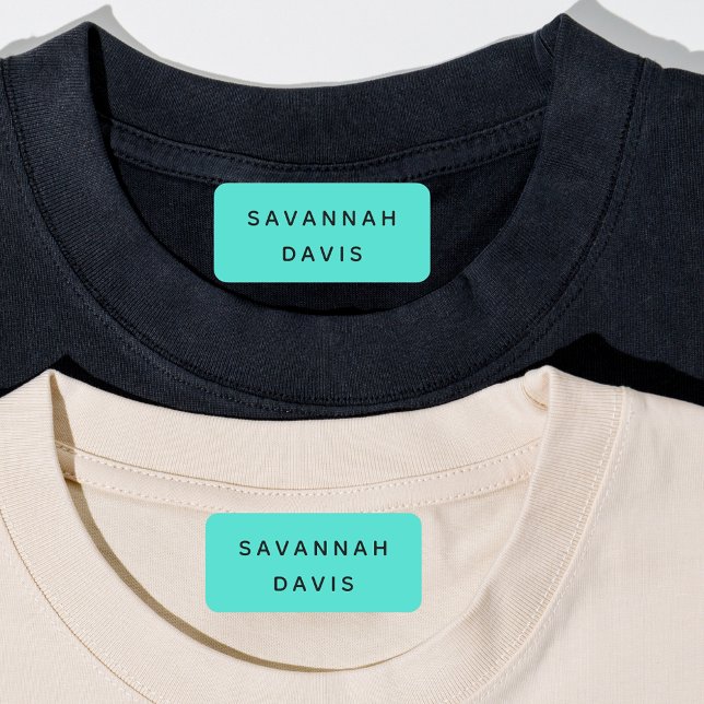 Turquise namn flicka klistermärke (Skapare uppladdad)