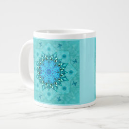 Turquise Nature Mandala Coffee Mugg Jumbo Mugg