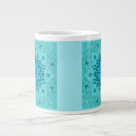 Turquise Nature Mandala Coffee Mugg Jumbo Mugg