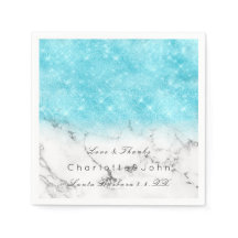 Turquise Ocean Glitter Marble White Möhippa Girly