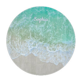 Turquise Ocean Wave, Personalize Namn eller Monogr