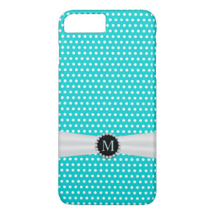 Turquise och Ivory Ribbon Polka dots