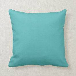 Turquise Plain Solid Färg Decorative Kudde