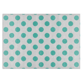 Turquise polka dots