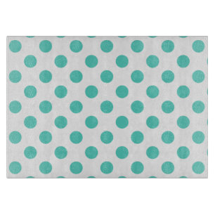 Turquise polka dots